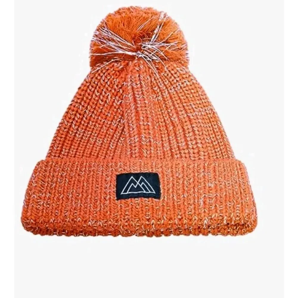 NWT Yatanam Baby Beanie Orange Reflective Cotton Sz 24 months‎